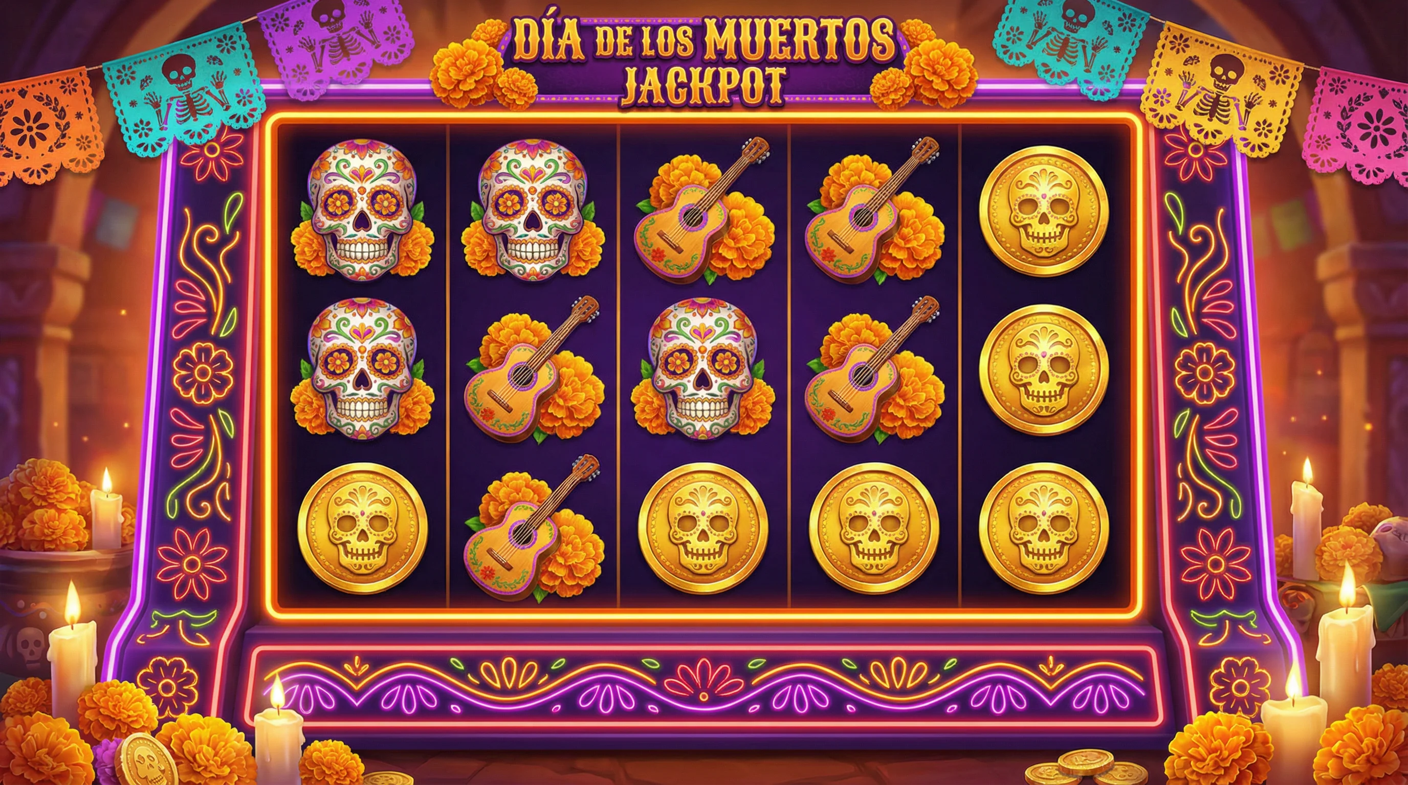 Tragamonedas con temática del Día de los Muertos en Zodiacbet Casino